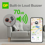 GP eTag Smart Tracker musta