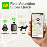 GP eTag Smart Tracker musta