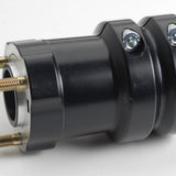 Takanapa 50 mm x 115 mm, musta alumiini