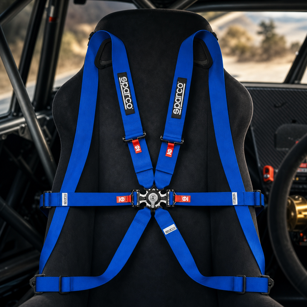 Bälten & Tillbehör collection image. This image on a rally car background in the same feeling as you have done before this