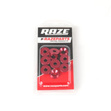 Upotettu alumiinialuslevy 6x18mm 10-pakkaus