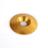 Upotettu alumiinialuslevy 8x34 mm, kullanvärinen, 10-pakkaus