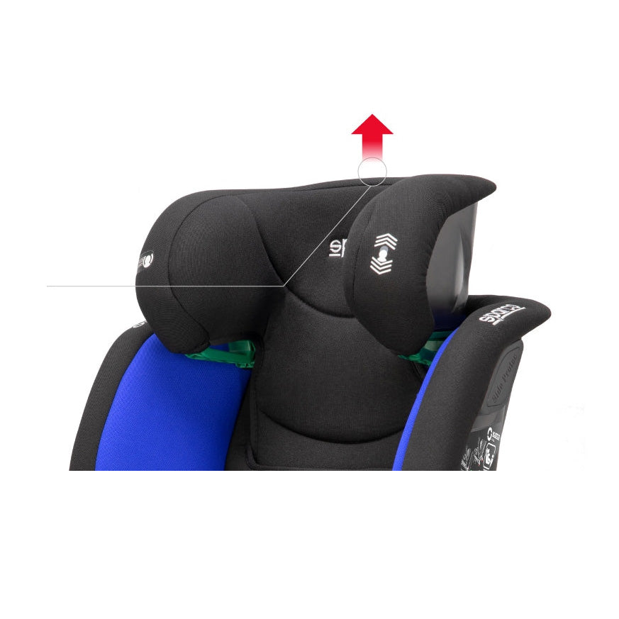 Bilbarnstol Sparco SK2000I Blå