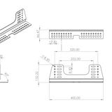 Stolsfäste Stål 3mm Radne Racing