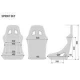 Stol Sparco Sprint Sky