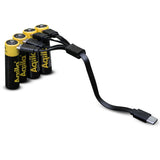 Aqiila Ladattava USB-C Litium-akku AA 1.5V 4 kpl pakkaus