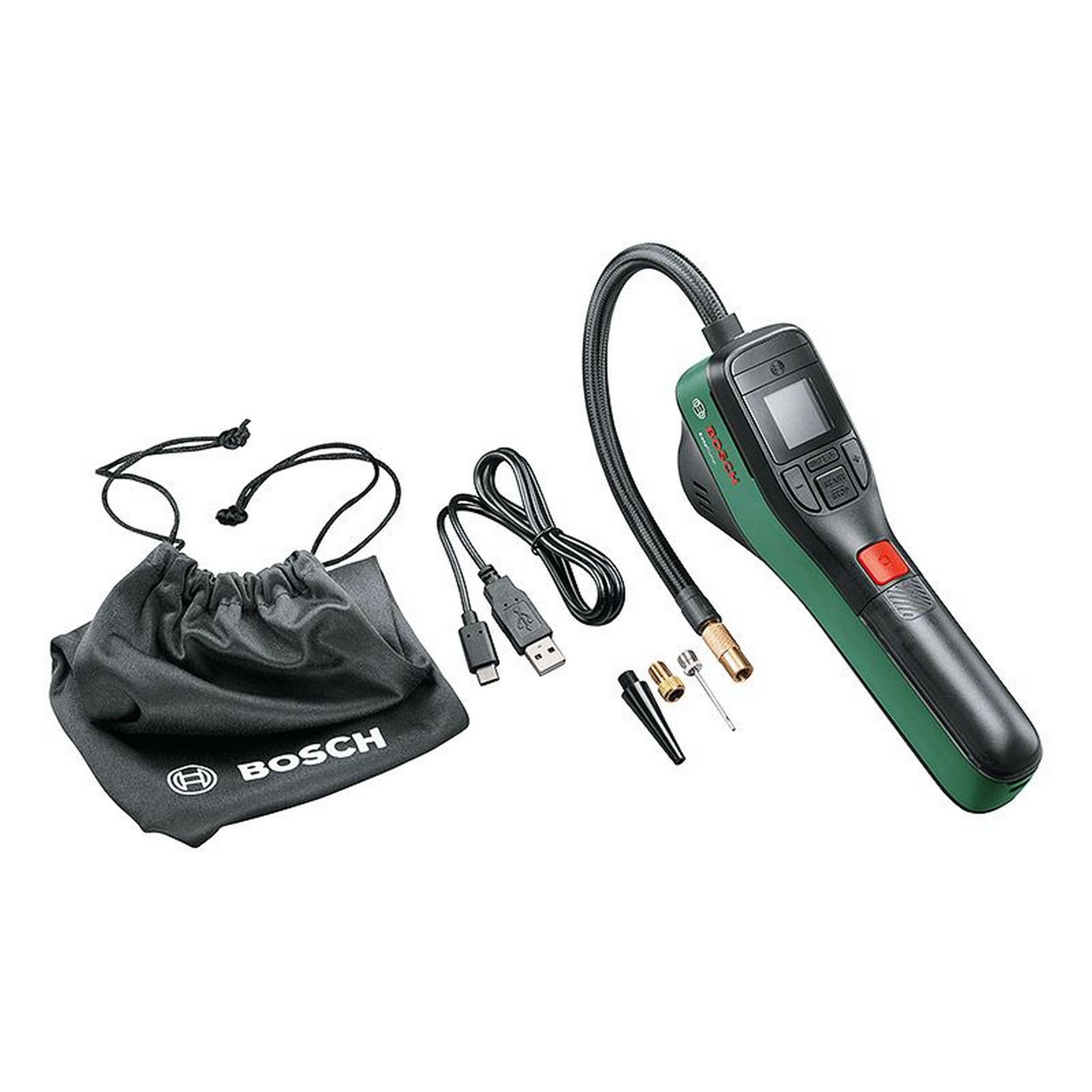 Bosch EasyPump ilmapumppu, jossa on ilmanpainemittari