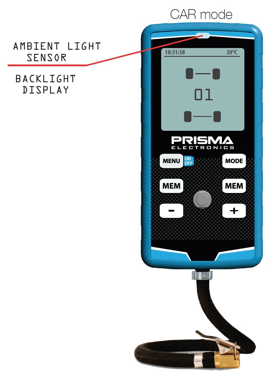 Ilmanpainemittari Hiprema 4 5 bar/72 psi