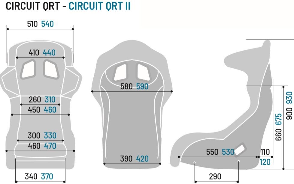 Istuin Sparco CIRCUIT QRT