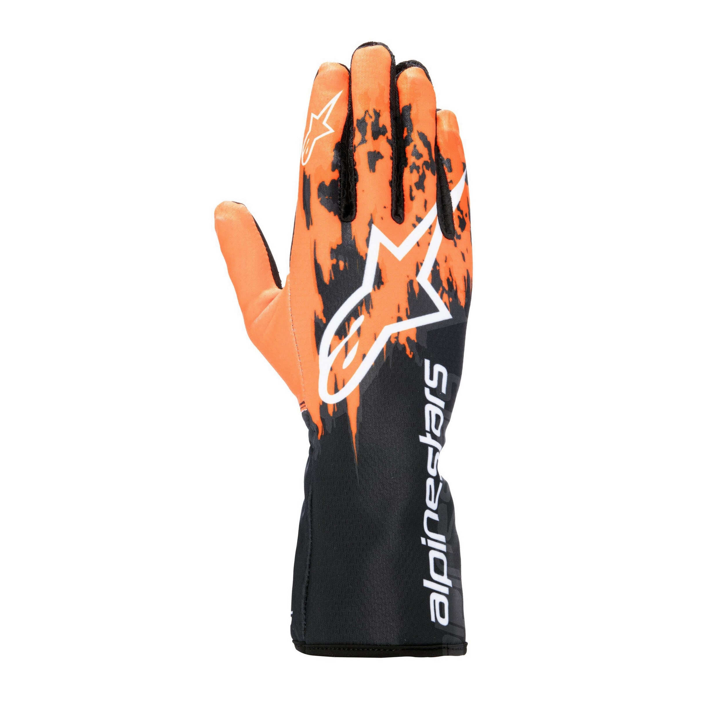 Ajohanskat Alpinestars Tech-1 K V3 Musta/Oranssi