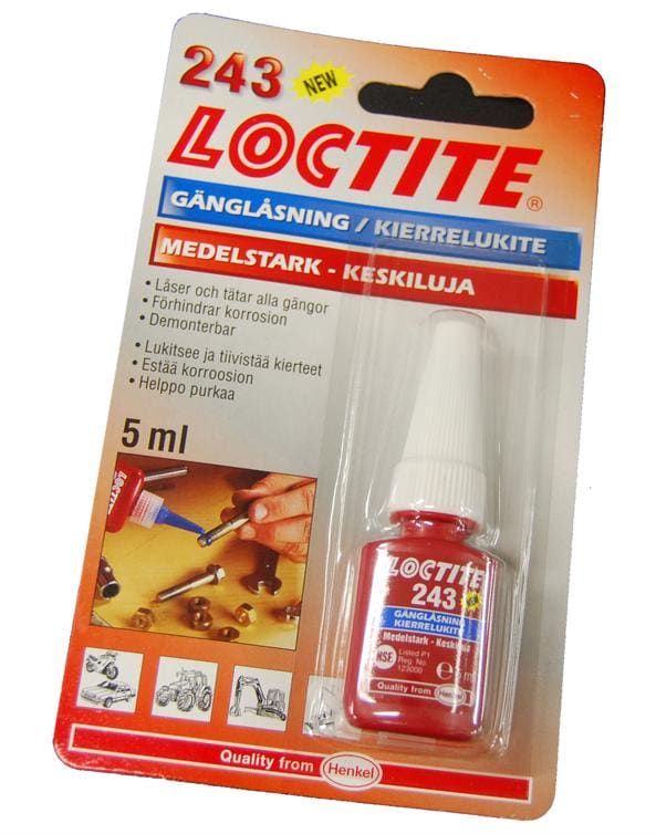 Loctite -lanka lukitus 243 sininen 5 ml