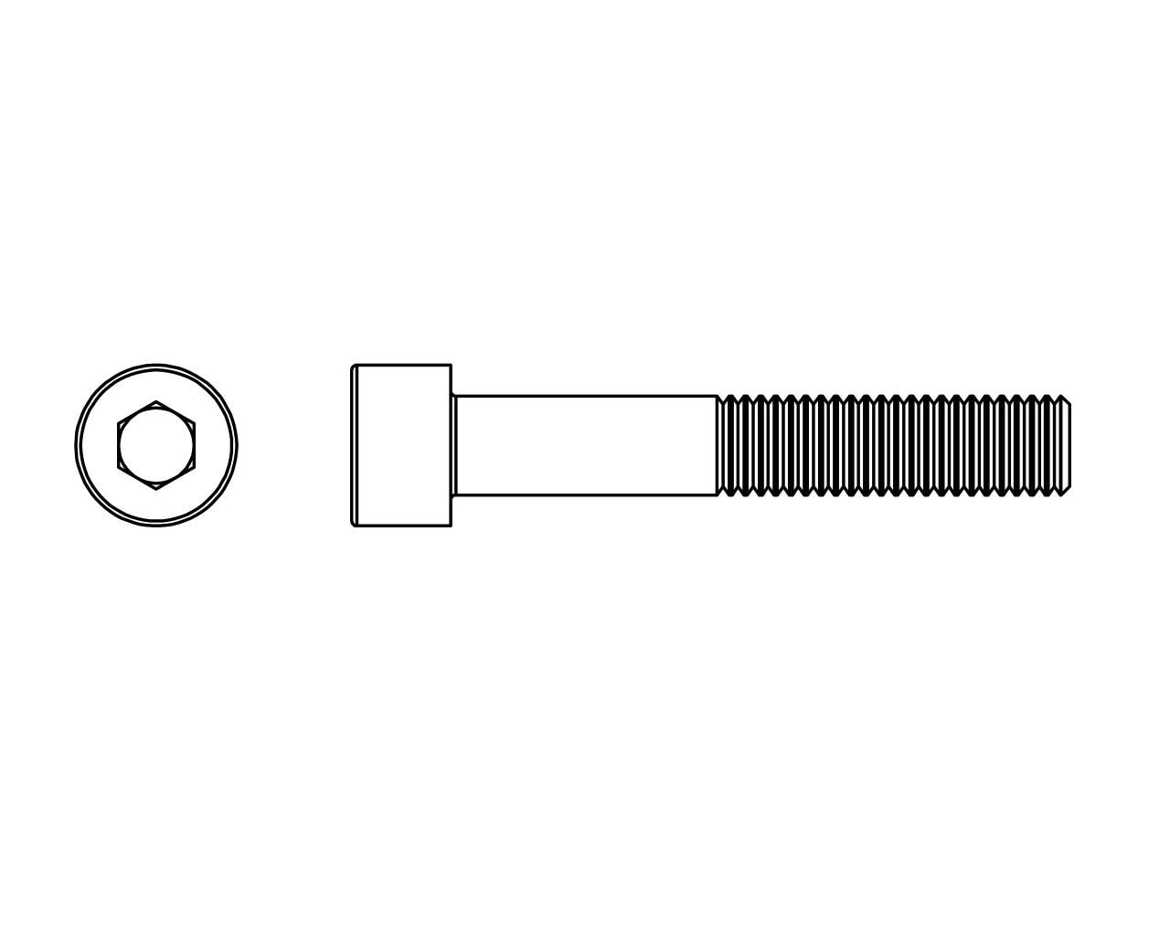 Kuusiokoloruuvi 5 x 16, 10-pack