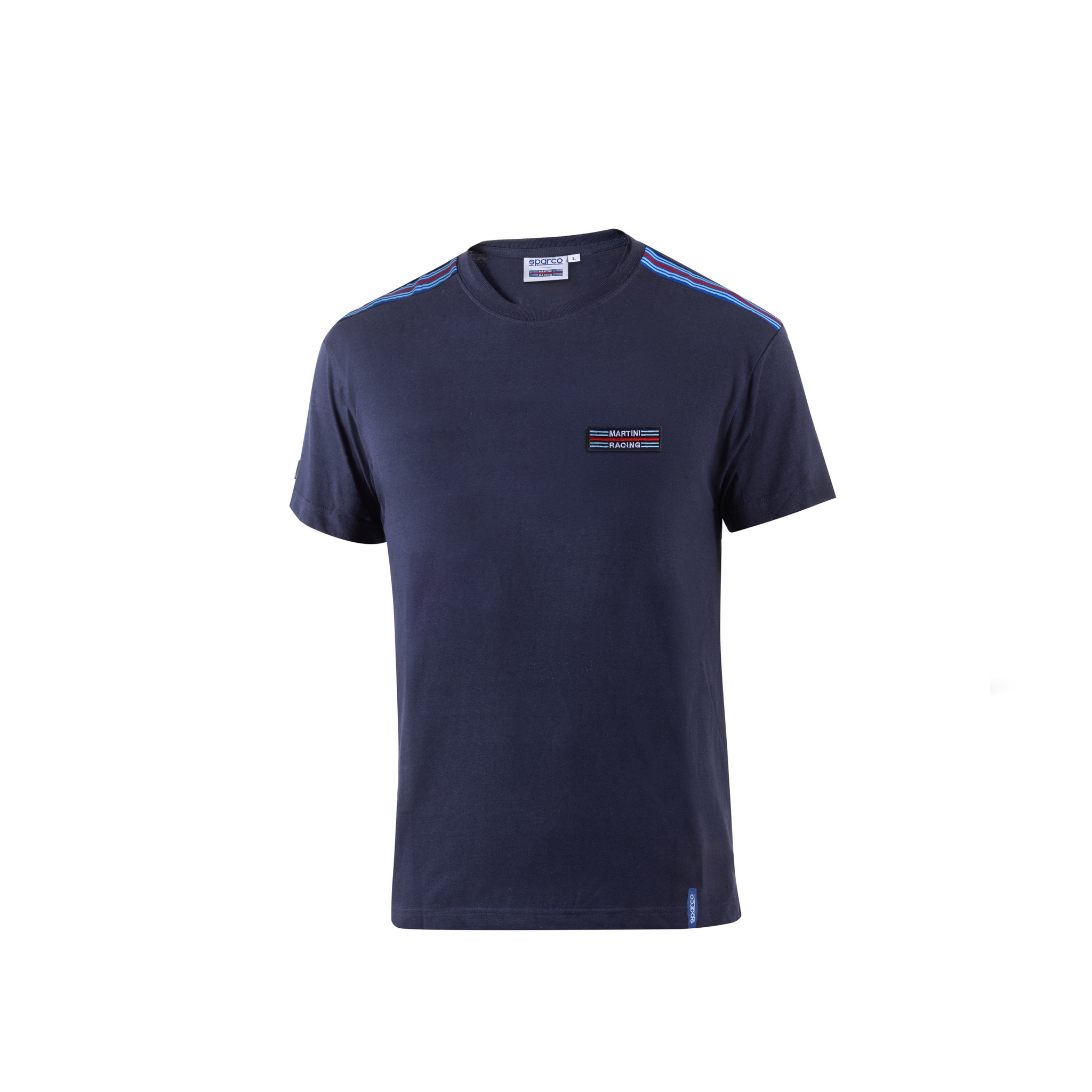 T-Paita Sparco Martini Racing Top Stripes Sininen
