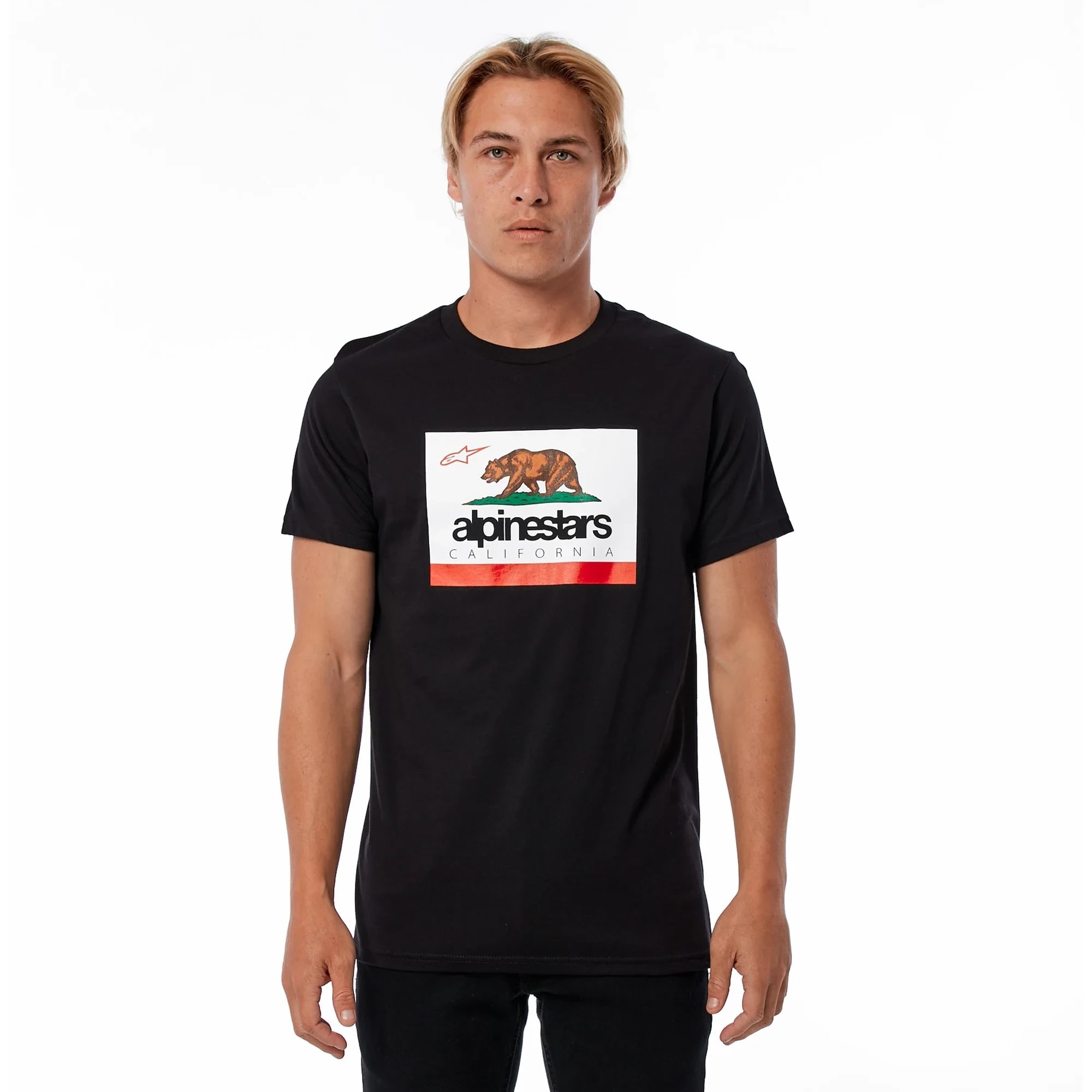 T-Shirt Alpinestars Cali 2.0 Tee Musta