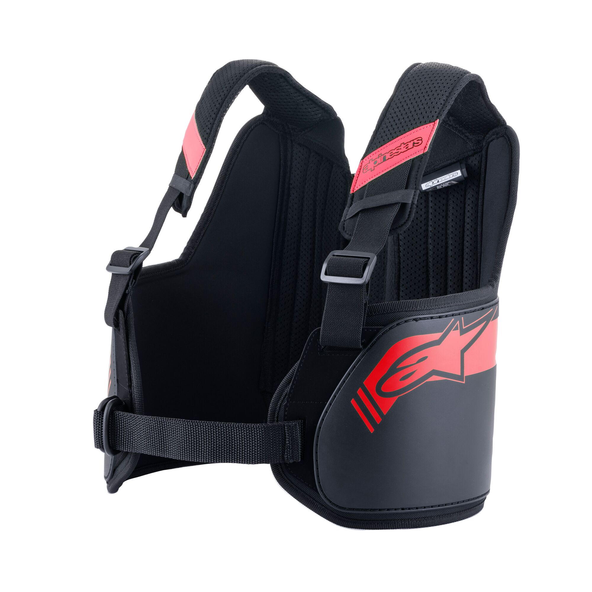 Kylkisuojaliivi Bionic Rib  Musta/punain