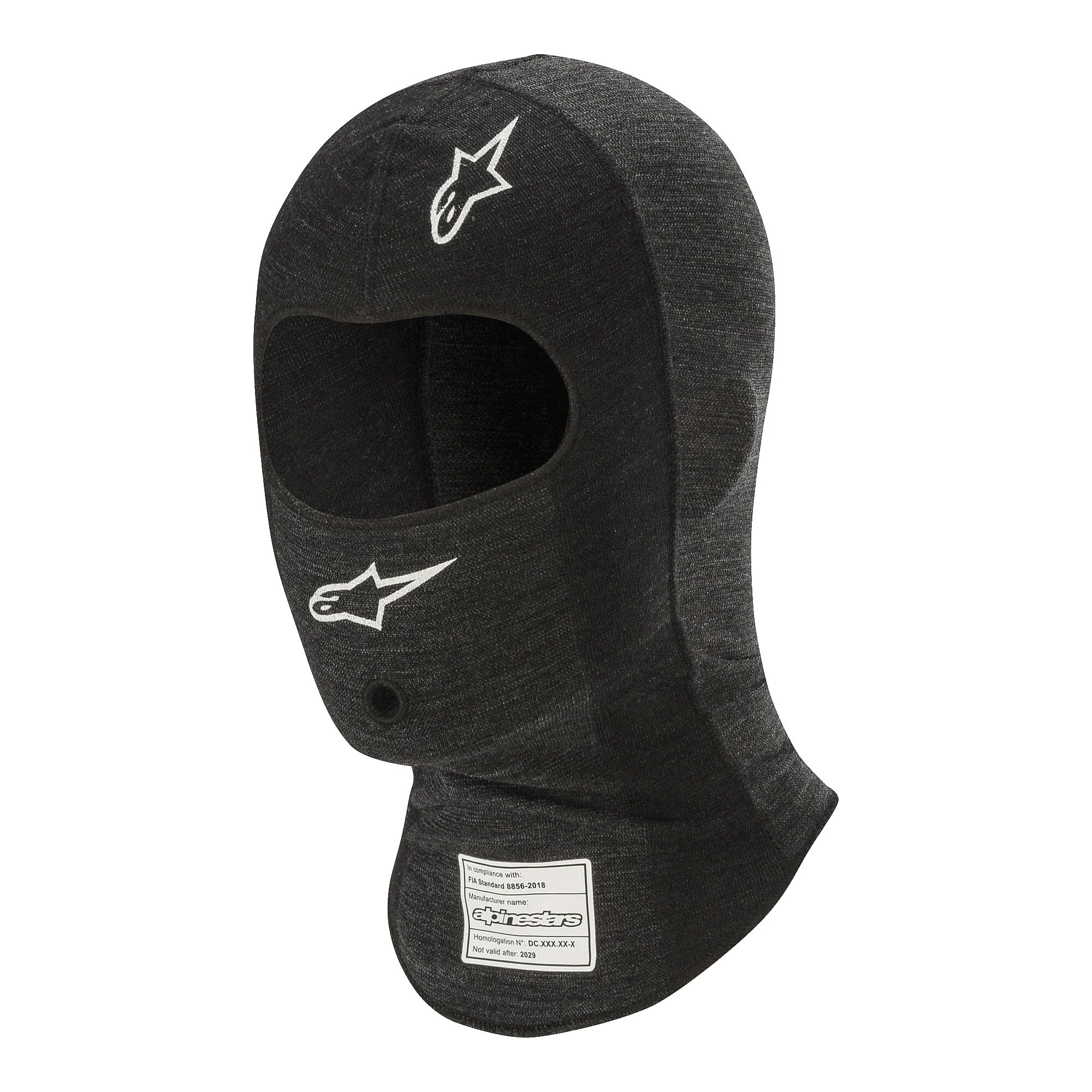 Balaclava Alpinestars ZX Evo musta/harmaa